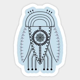 Needle Beetle Eight Sticker